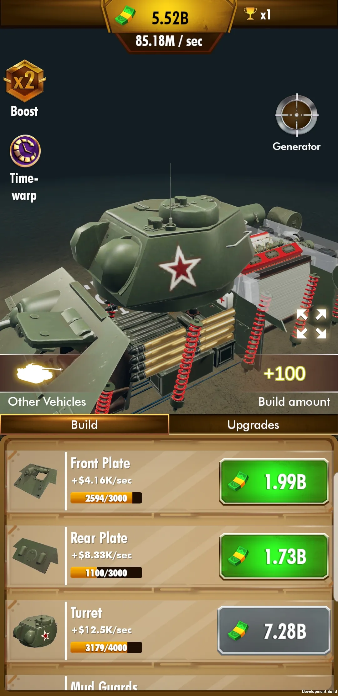 Idle Panzer [мод: много денег] Screenshot 1