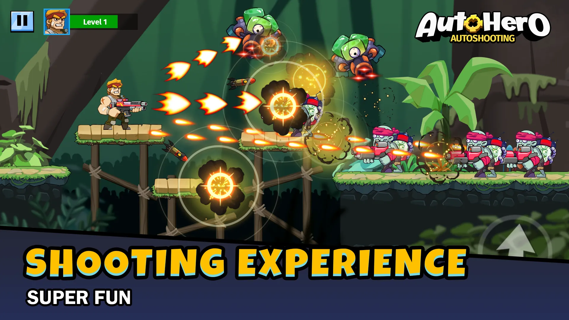 Auto Hero: Auto-shooting game [мод: меню] Screenshot 1