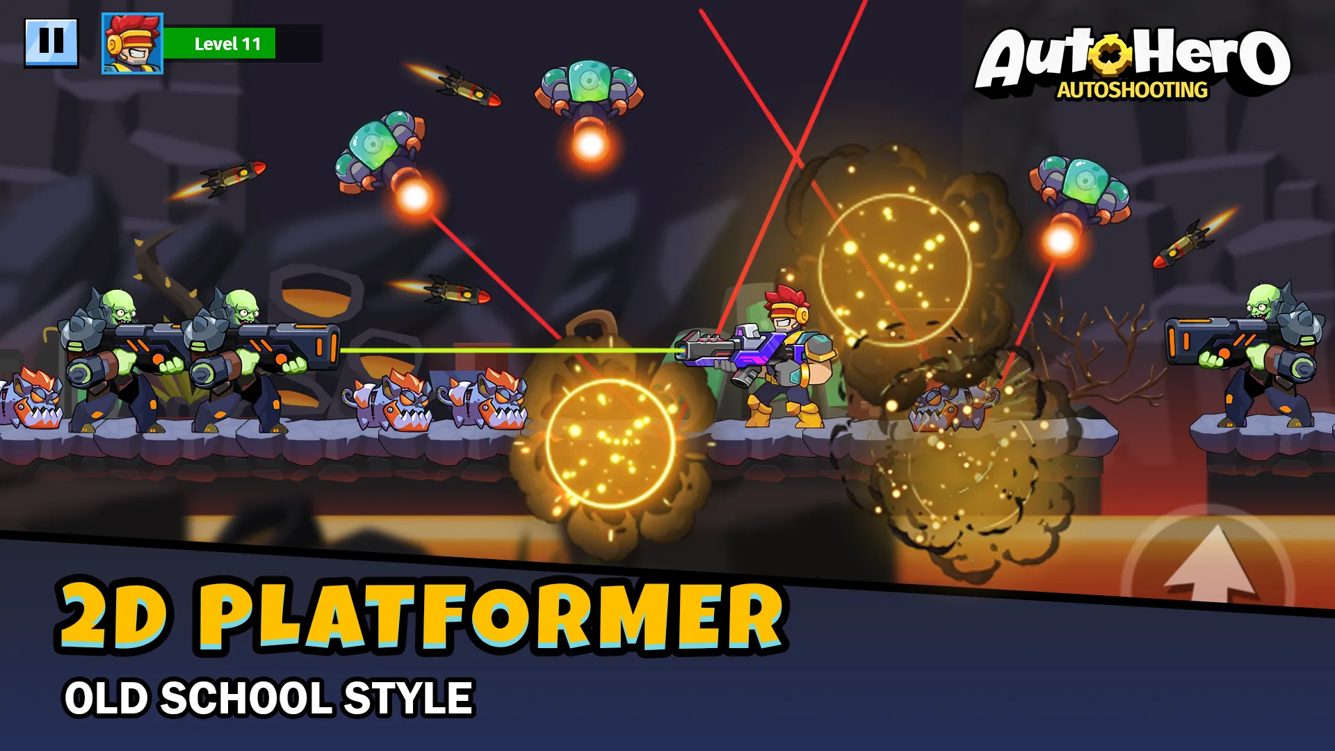 Auto Hero: Auto-shooting game [мод: меню] Screenshot 3