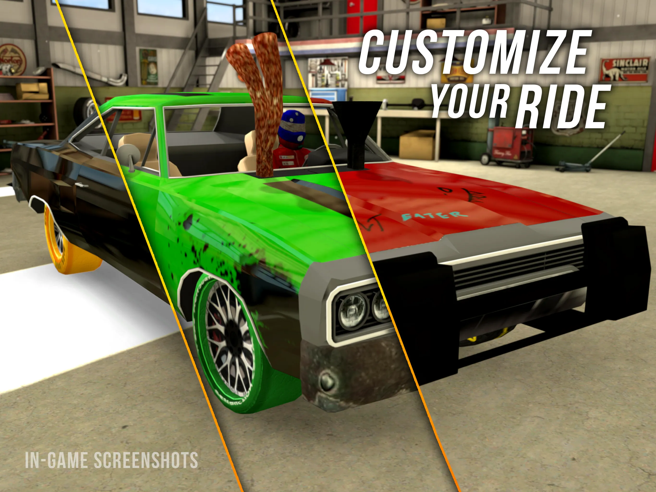 Demolition Derby Multiplayer [мод: много денег] Screenshot 2