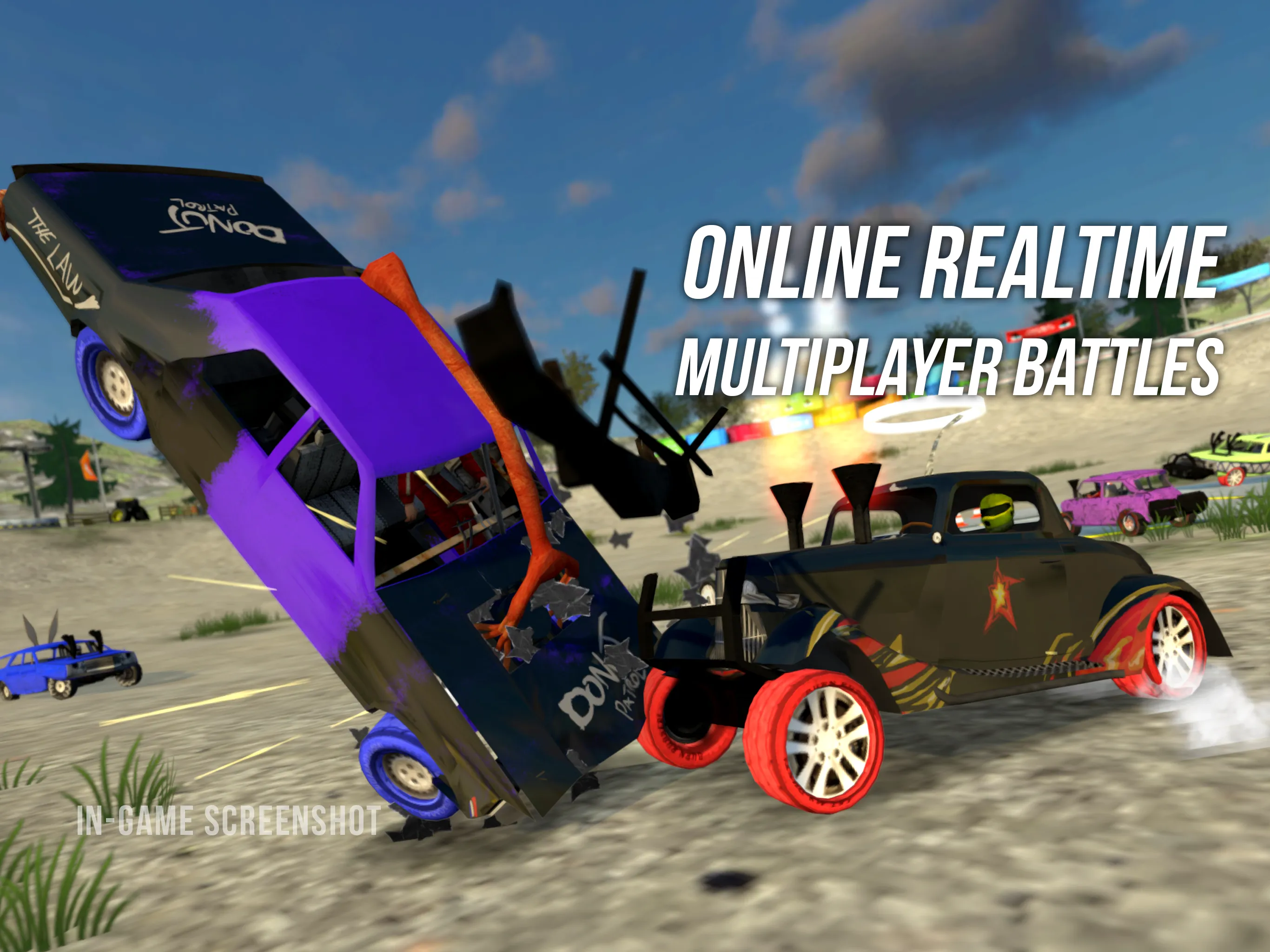 Demolition Derby Multiplayer [мод: много денег] Screenshot 5