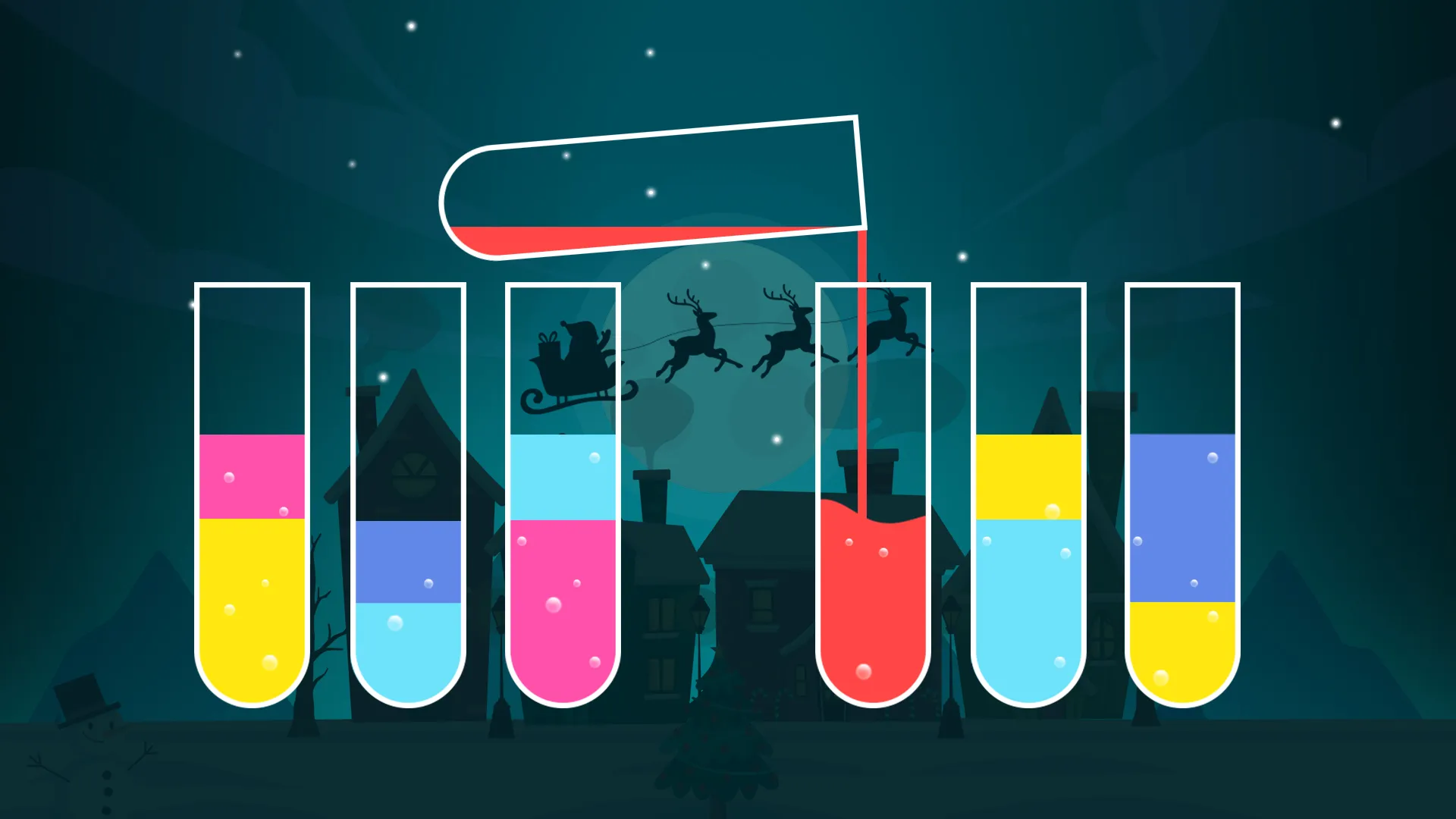 Water Sort - Color Puzzle Game [мод: бесплатные покупки] Screenshot 1