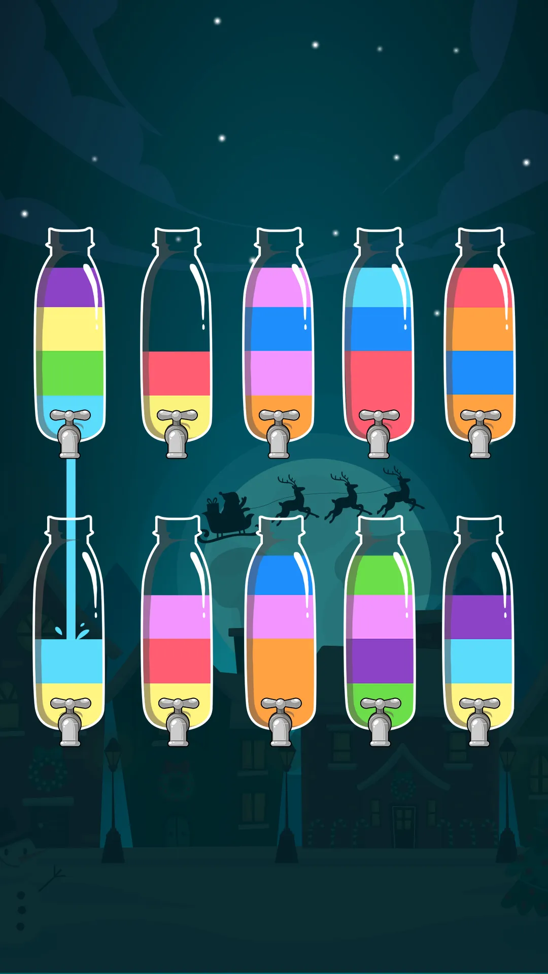 Water Sort - Color Puzzle Game [мод: бесплатные покупки] Screenshot 4