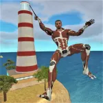 Скачать Rope Hero 3 Мод (Мега Меню, Режим бога, Много денег и навыков) на Андроид