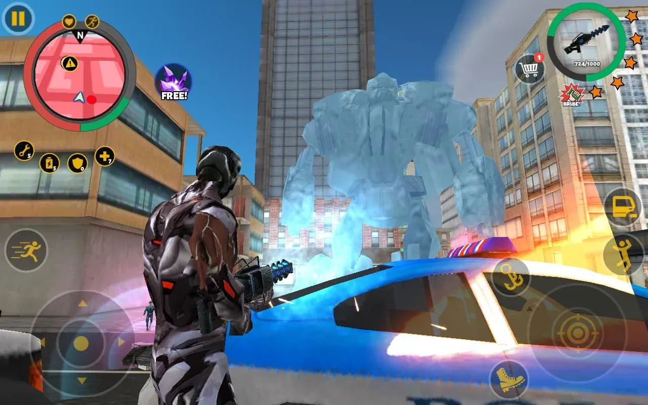 Rope Hero 3 v2.8.5 APK Мод (Мега Меню, Режим бога, Много денег и навыков) Screenshot 2 Rope Hero 3 v2.8.5 APK Мод (Мега Меню, Режим бога, Много денег и навыков) Screenshot 2