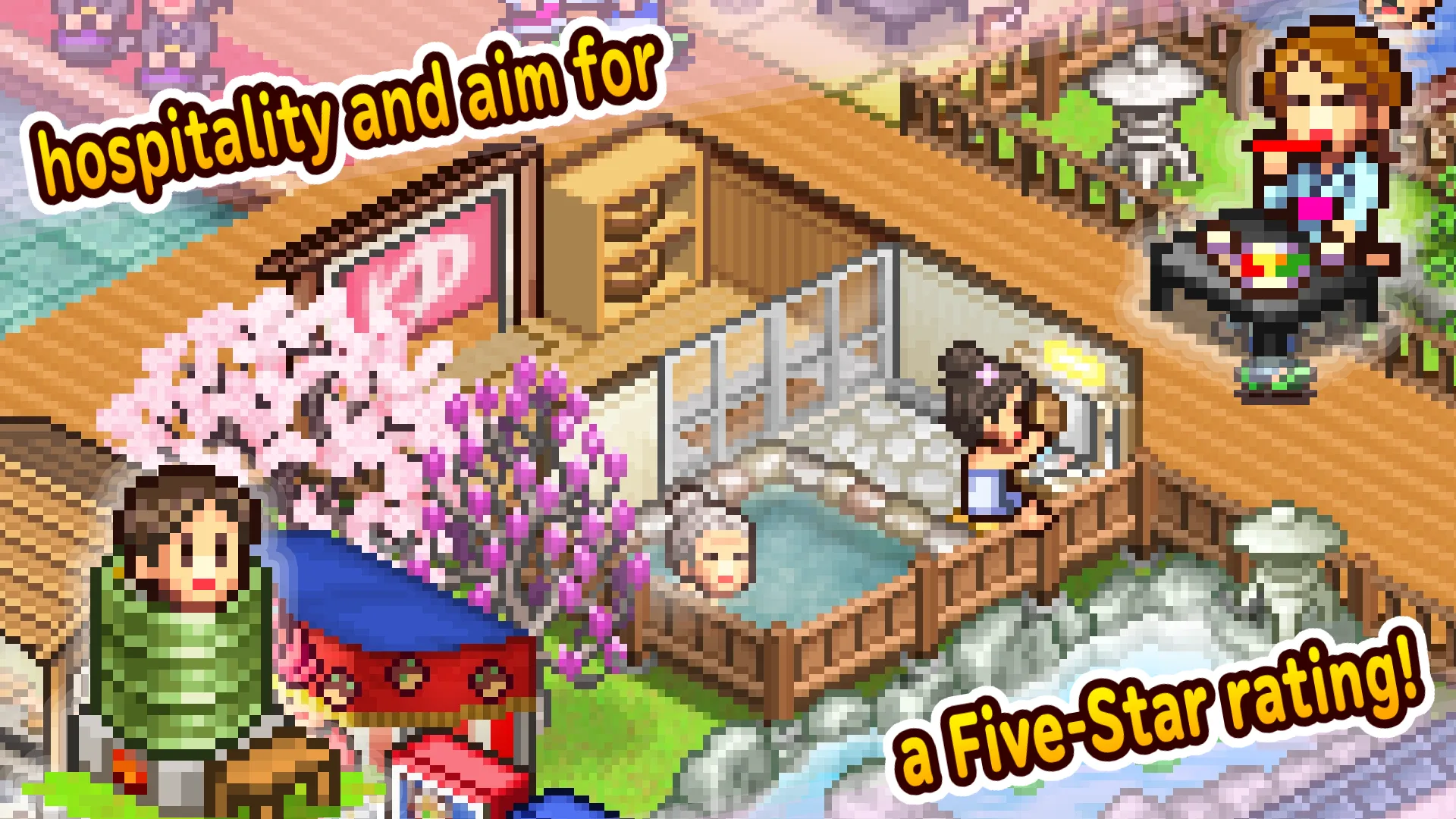 Hot Springs Story 2 v1.5.4 APK Мод (Много денег) Screenshot 2
