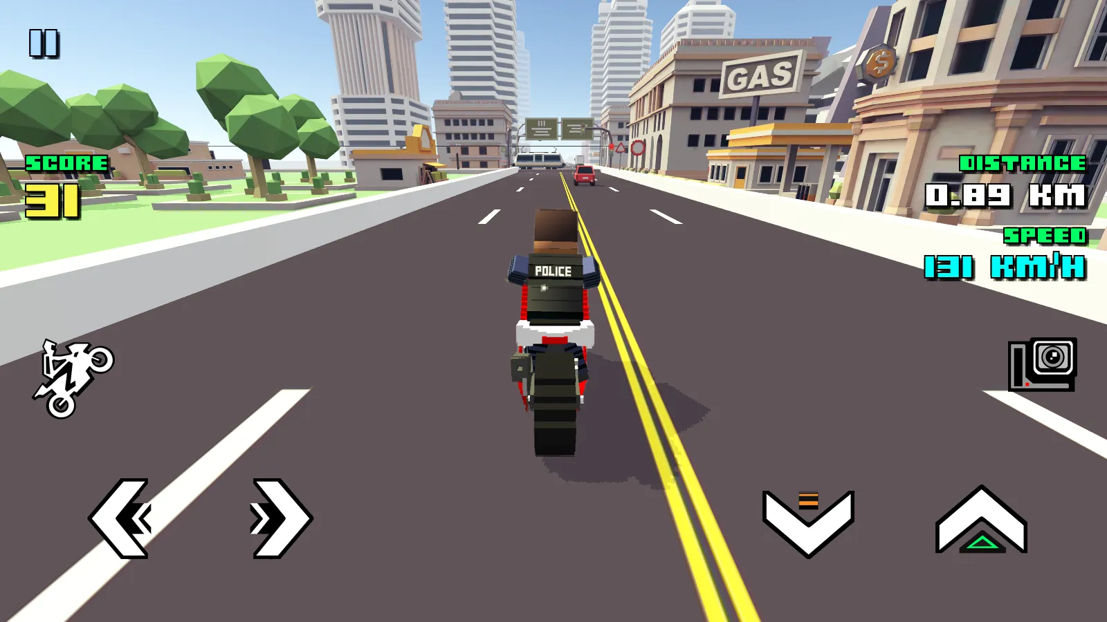 Blocky Moto Racing – мотоцикл симулятор [мод: всё открыто] Screenshot 1