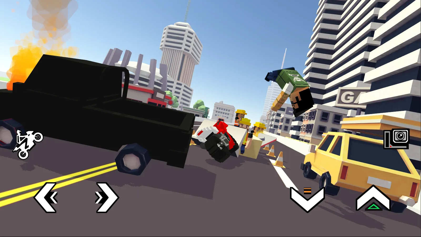 Blocky Moto Racing – мотоцикл симулятор [мод: всё открыто] Screenshot 5