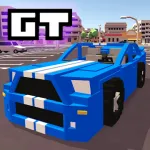Скачать Blocky Car Racer [мод: всё открыто] на Андроид