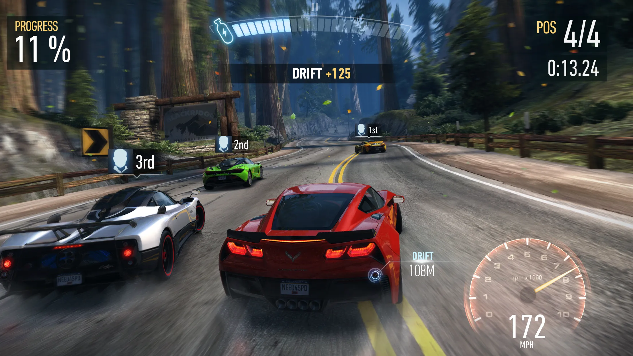Need for Speed: NL Гонки v9.2.2 APK Мод (Меню, Бесконечное нитро) Screenshot 1