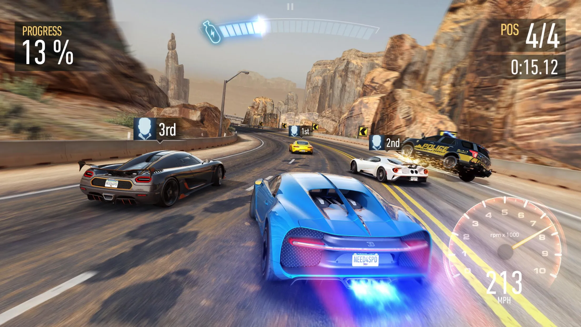 Need for Speed: NL Гонки v9.2.2 APK Мод (Меню, Бесконечное нитро) Screenshot 2