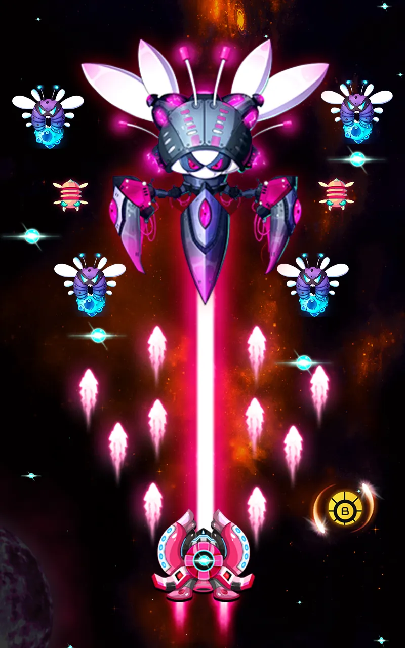 Space Hunter: Galaxy Attack Arcade Shooting Game [мод: много денег] Screenshot 1