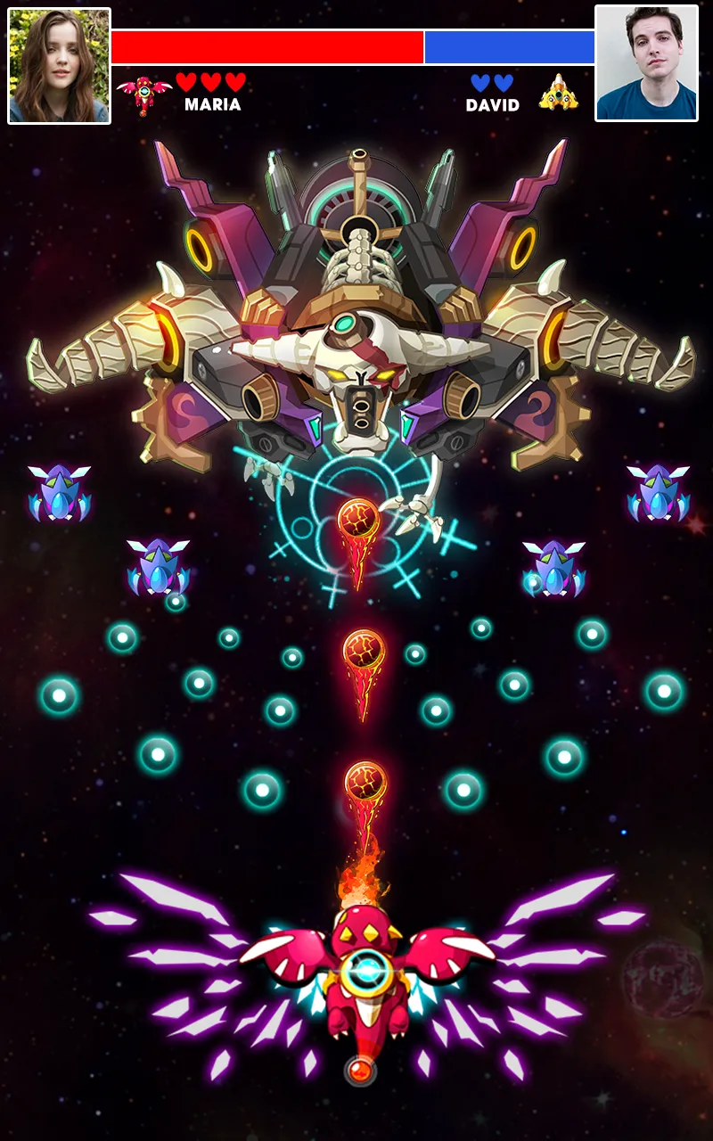 Space Hunter: Galaxy Attack Arcade Shooting Game [мод: много денег] Screenshot 4