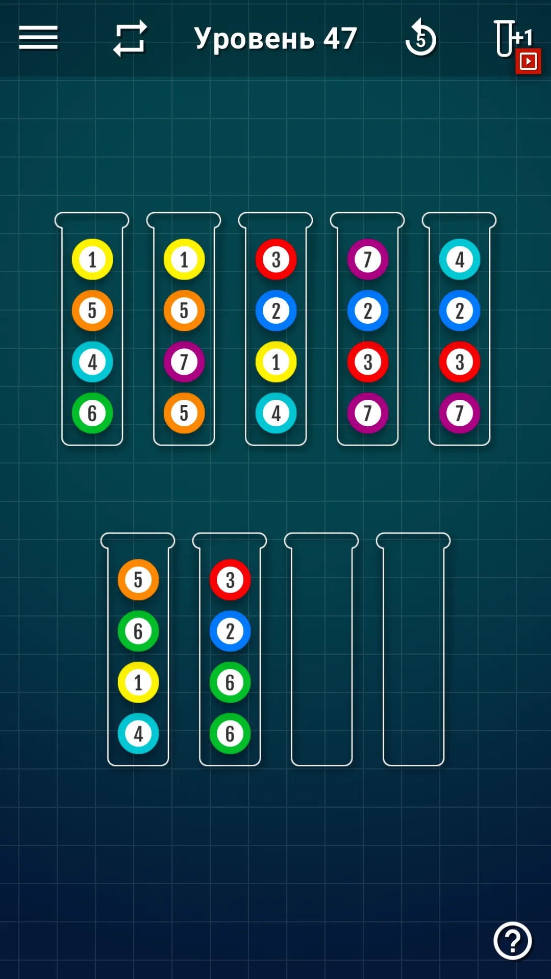 Ball Sort Puzzle – Сортировка Шариков [мод: много денег] Screenshot 4