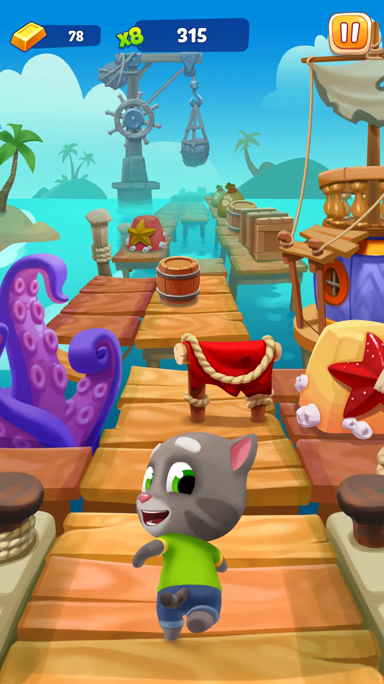Говорящий Том: бег за золотом 2 v1.0.32.15329 APK Мод (Много денег) Screenshot 2 Говорящий Том: бег за золотом 2 v1.0.32.15329 APK Мод (Много денег) Screenshot 2