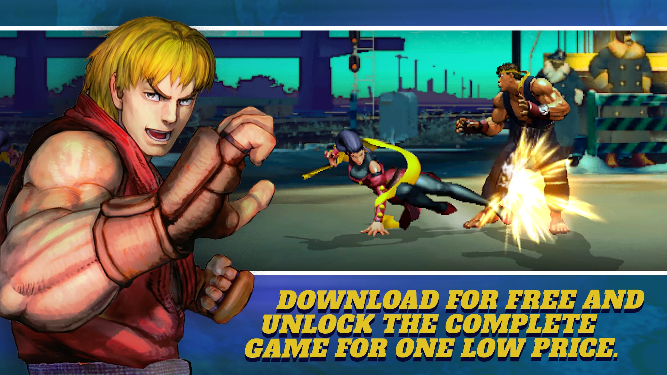 Street Fighter IV Champion Edition v1.08.02 APK Мод (Меню, Множитель атаки, Режим бога) Screenshot 1 Street Fighter IV Champion Edition v1.08.02 APK Мод (Меню, Множитель атаки, Режим бога) Screenshot 1