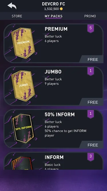 DEVCRO 22 - Draft, Packs [мод: много денег] Screenshot 3