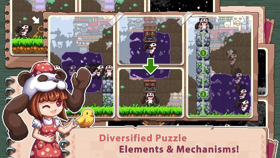Rehtona – Super Jump Pixel Puzzle Game [мод: бесплатные покупки] Screenshot 4