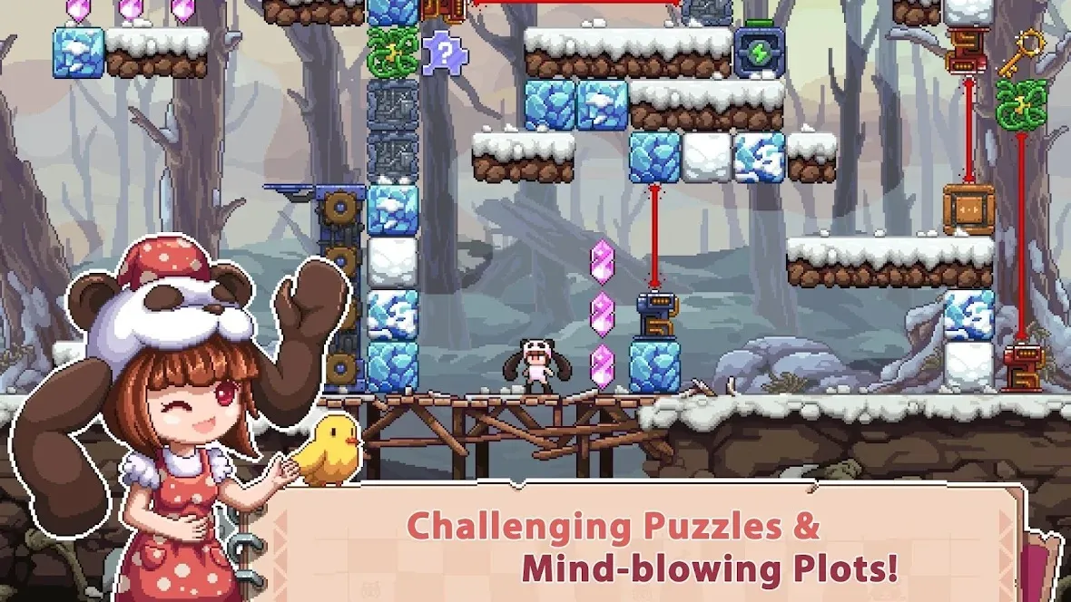 Rehtona – Super Jump Pixel Puzzle Game [мод: бесплатные покупки] Screenshot 5