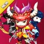 Скачать Idle Fantasy : Merge clicker RPG [мод: много денег] на Андроид