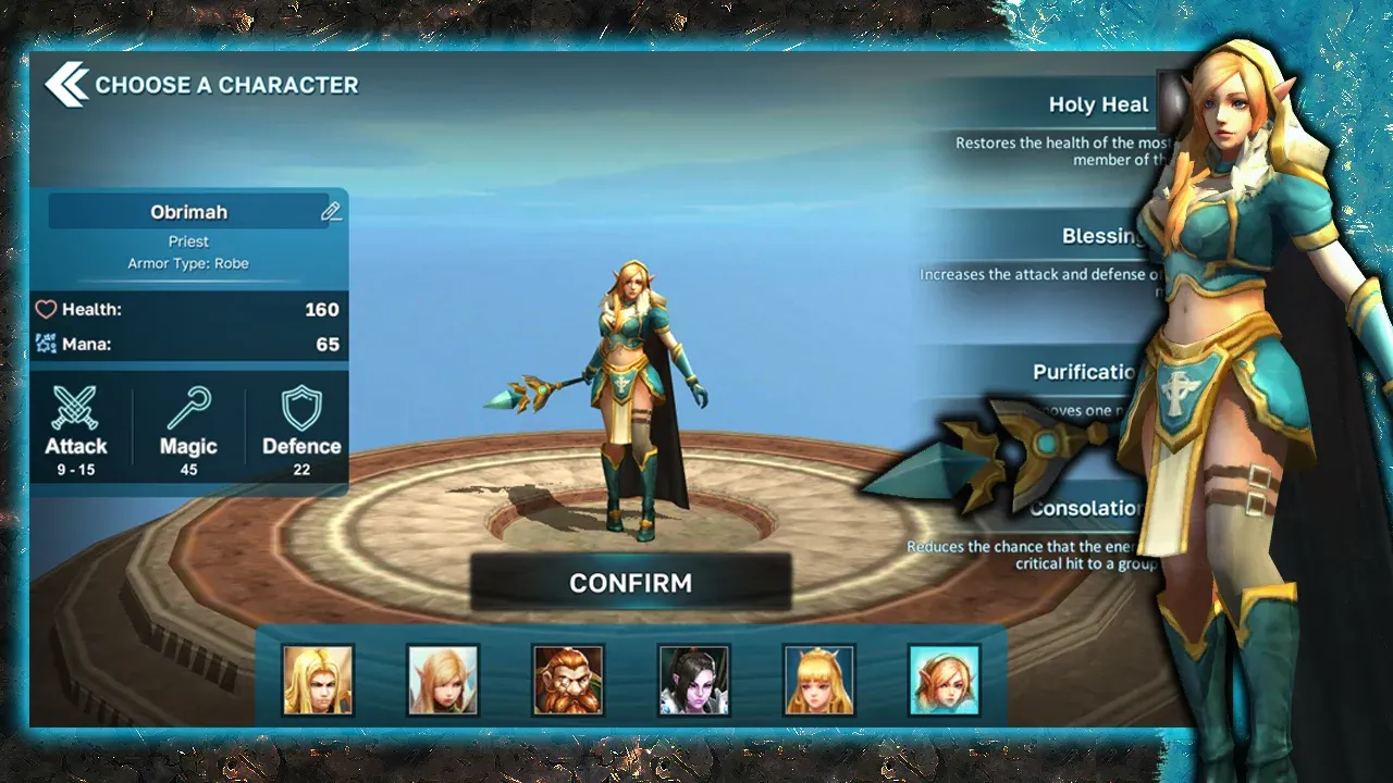 Fantasy Heroes v0.71 APK Мод (Меню, Много денег, Режим бога) Screenshot 1