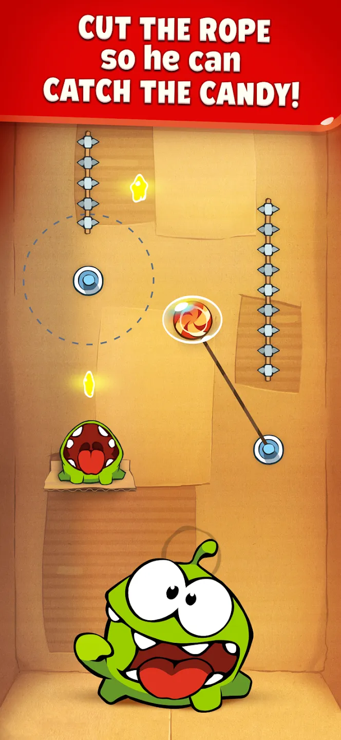 Cut the Rope v3.79.0 APK Мод (Много бустеров) Screenshot 1