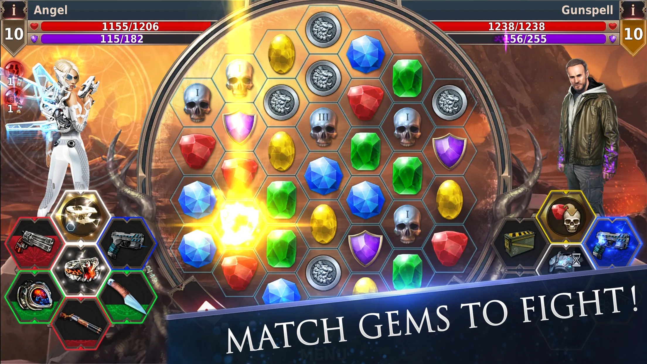Gunspell 2 v1.6.7713 APK Мод (Бесплатные покупки) Screenshot 1