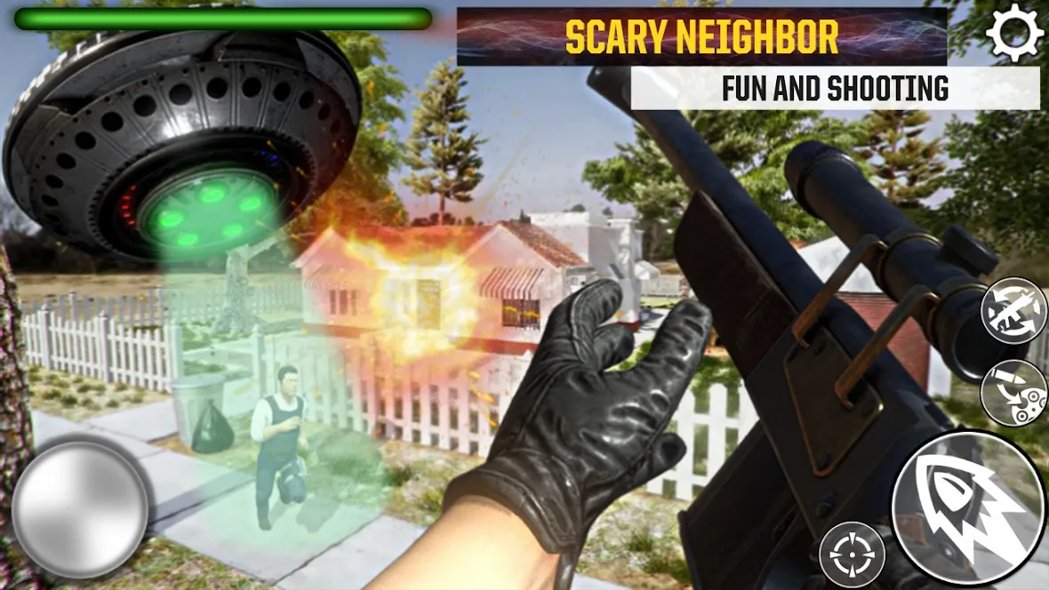 Granny: kicks neighbor's house [мод: бесплатные покупки] Screenshot 2