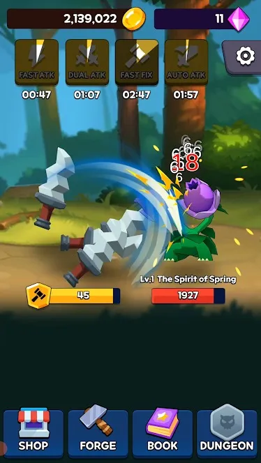 Sword Clicker : Idle Clicker [мод: бесплатные покупки] Screenshot 4