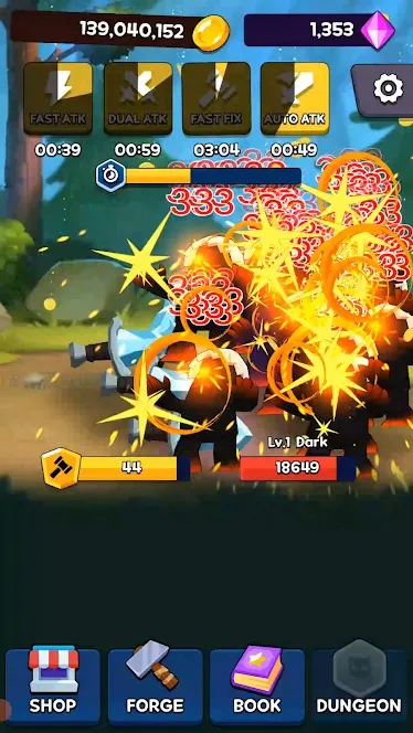 Sword Clicker : Idle Clicker [мод: бесплатные покупки] Screenshot 5
