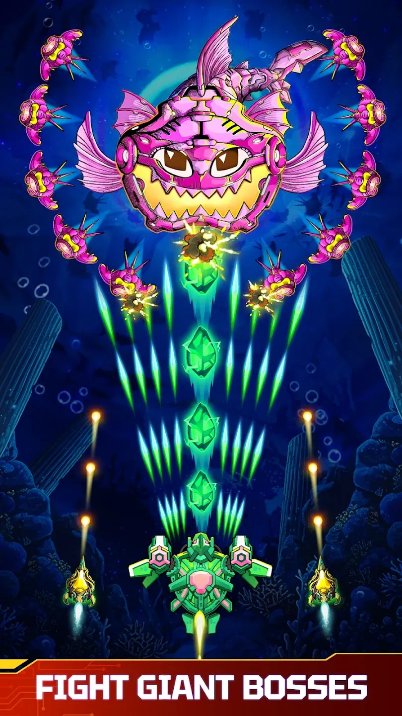 Atlantis Invaders v12.01.029 APK Мод (Мега Меню, Урон, Энергия, VIP) Screenshot 3 Atlantis Invaders v12.01.029 APK Мод (Мега Меню, Урон, Энергия, VIP) Screenshot 3