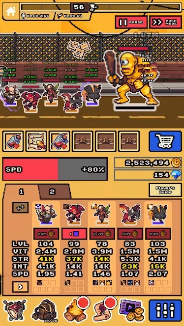 Idle Monster Frontier – team rpg collecting game [мод: много денег] Screenshot 5