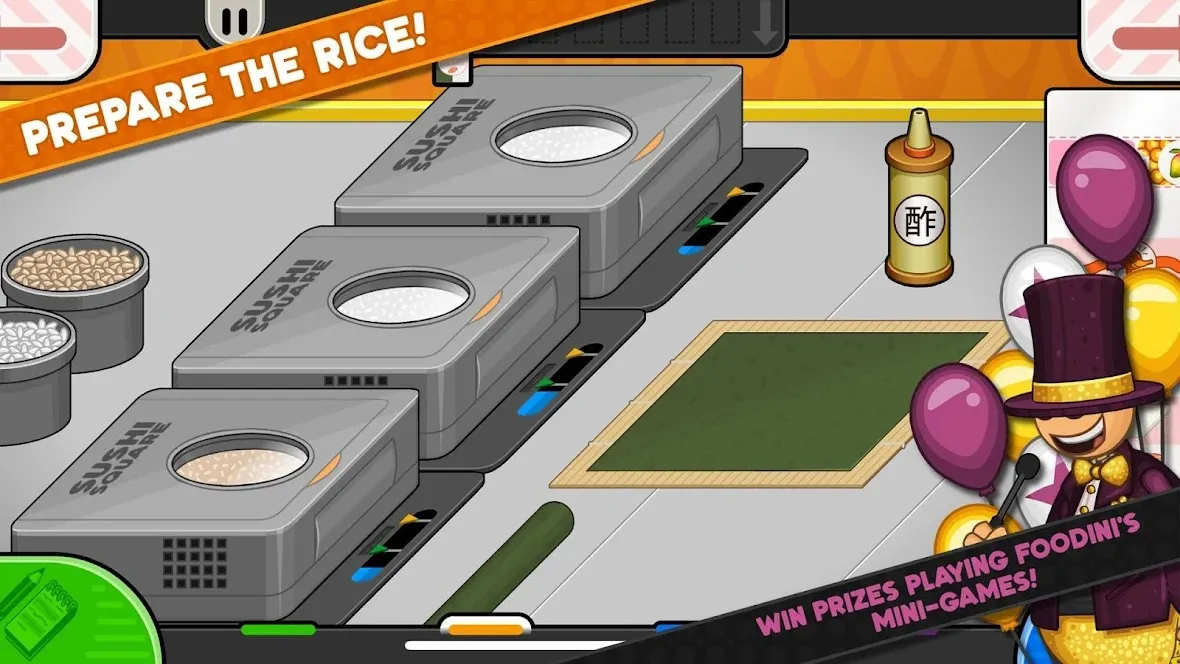 Papa's Sushiria To Go! [мод: много денег] Screenshot 3