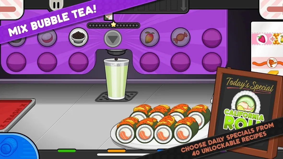 Papa's Sushiria To Go! [мод: много денег] Screenshot 5