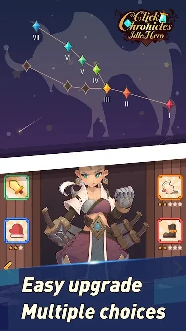 Click Chronicles Idle Hero [мод: много денег] Screenshot 4