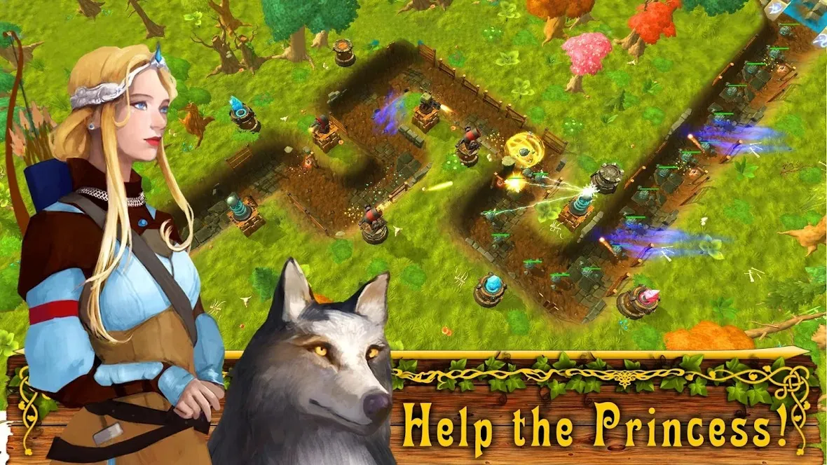 Fantasy Realm Tower Defense [мод: много здоровья] Screenshot 1