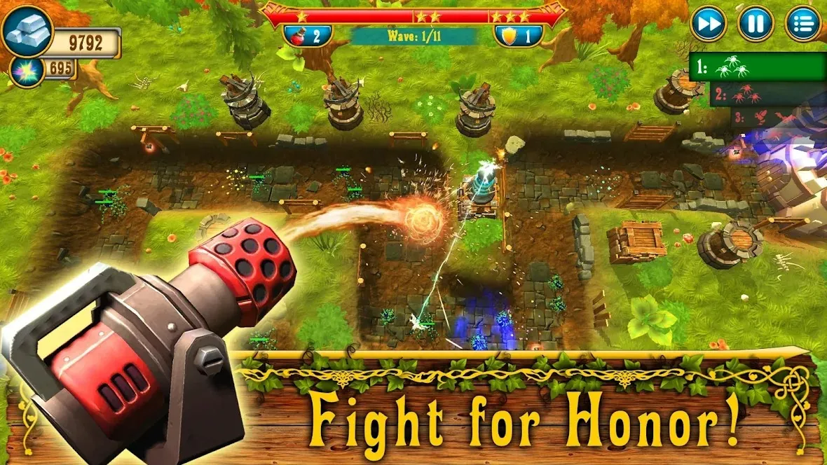 Fantasy Realm Tower Defense [мод: много здоровья] Screenshot 3