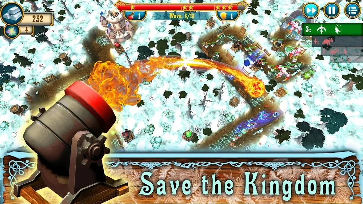 Fantasy Realm Tower Defense [мод: много здоровья] Screenshot 4