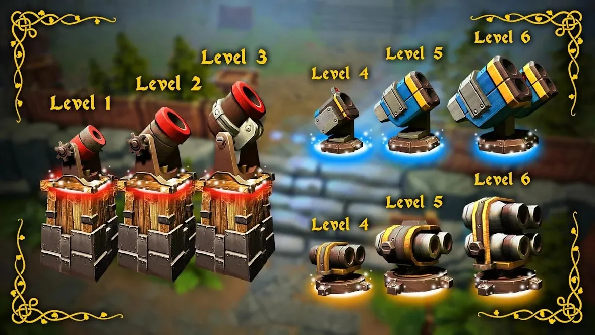 Fantasy Realm Tower Defense [мод: много здоровья] Screenshot 5