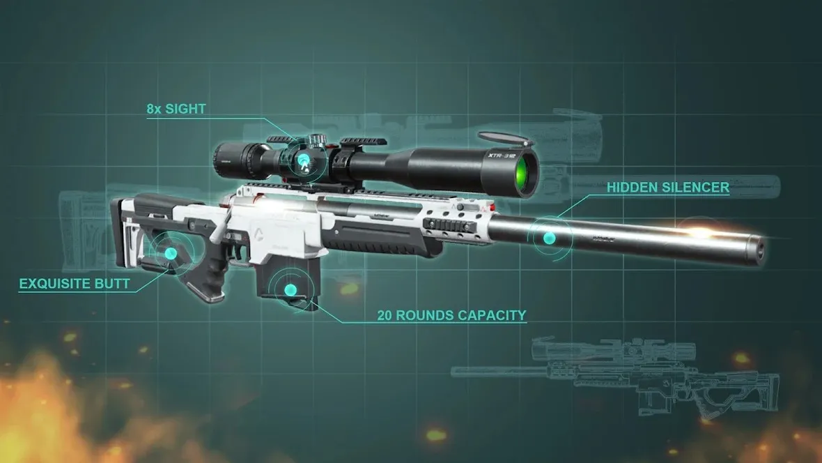 Sniper Of Kill: Gun shooting [мод: много денег] Screenshot 3