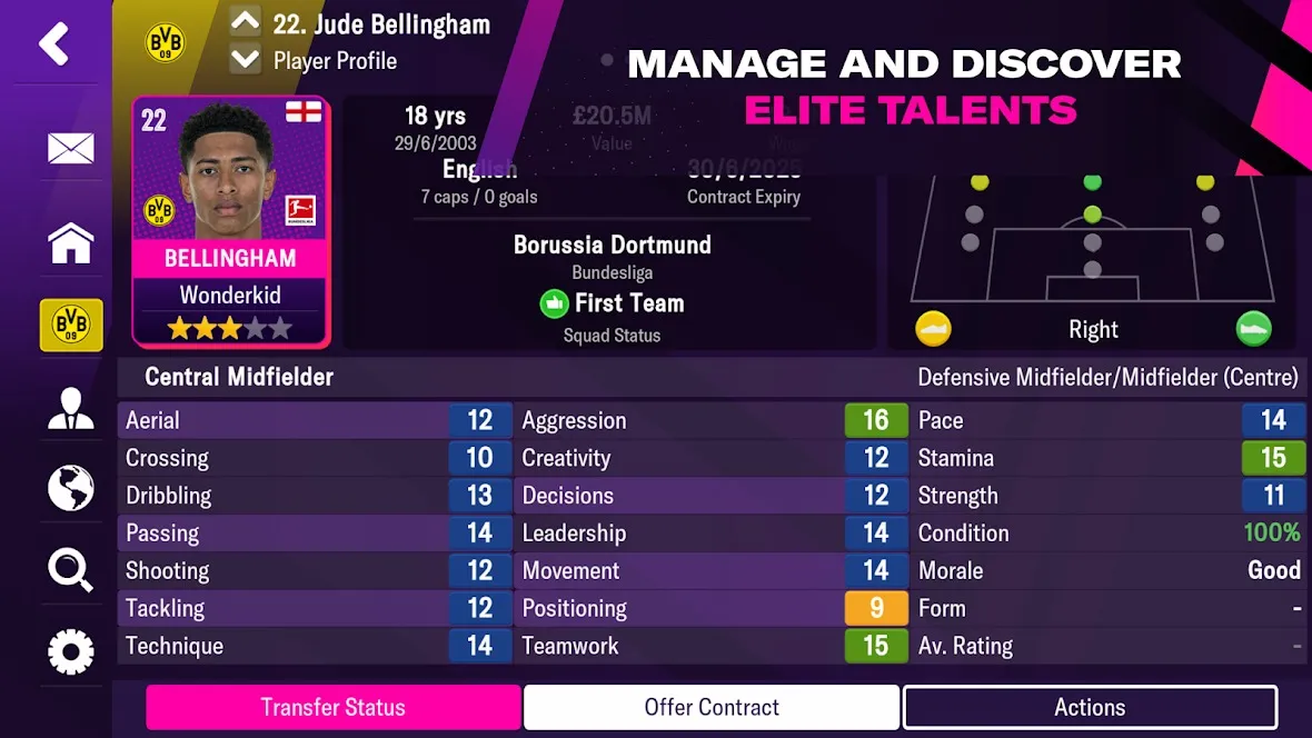 Football Manager 2022 Mobile [мод: полная версия] Screenshot 1