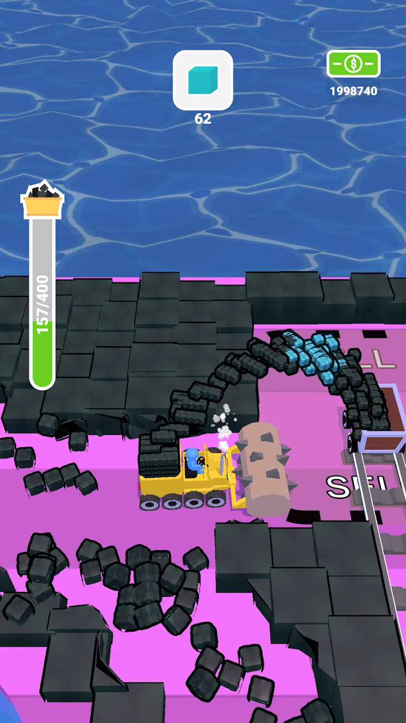 Каменный шахтер-Stone Miner v2.13.11 APK Мод (Много денег, 12+ функций) Screenshot 2 Каменный шахтер-Stone Miner v2.13.11 APK Мод (Много денег, 12+ функций) Screenshot 2