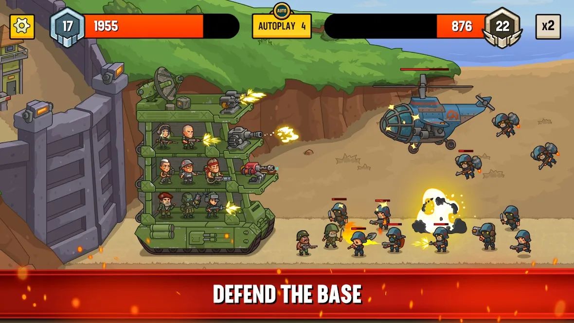 World War Defense [мод: много денег] Screenshot 1