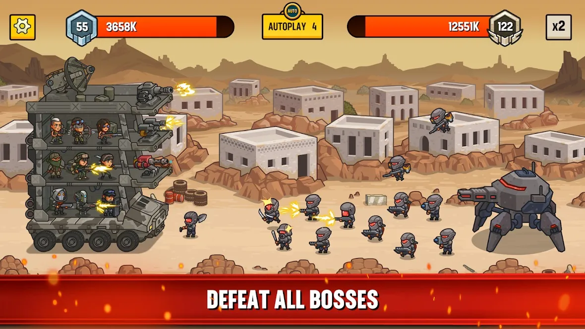 World War Defense [мод: много денег] Screenshot 5