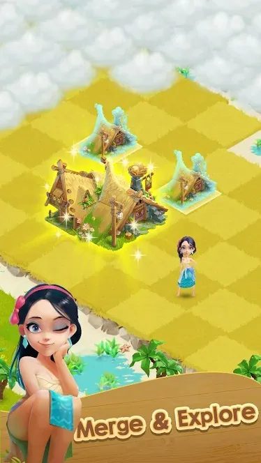 Merge Islands – Merge 3 Puzzle [мод: много денег] Screenshot 3