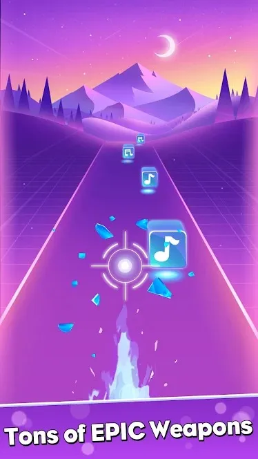 Beat Shot 3D – edm Музыка Игры [мод: режим бога] Screenshot 1
