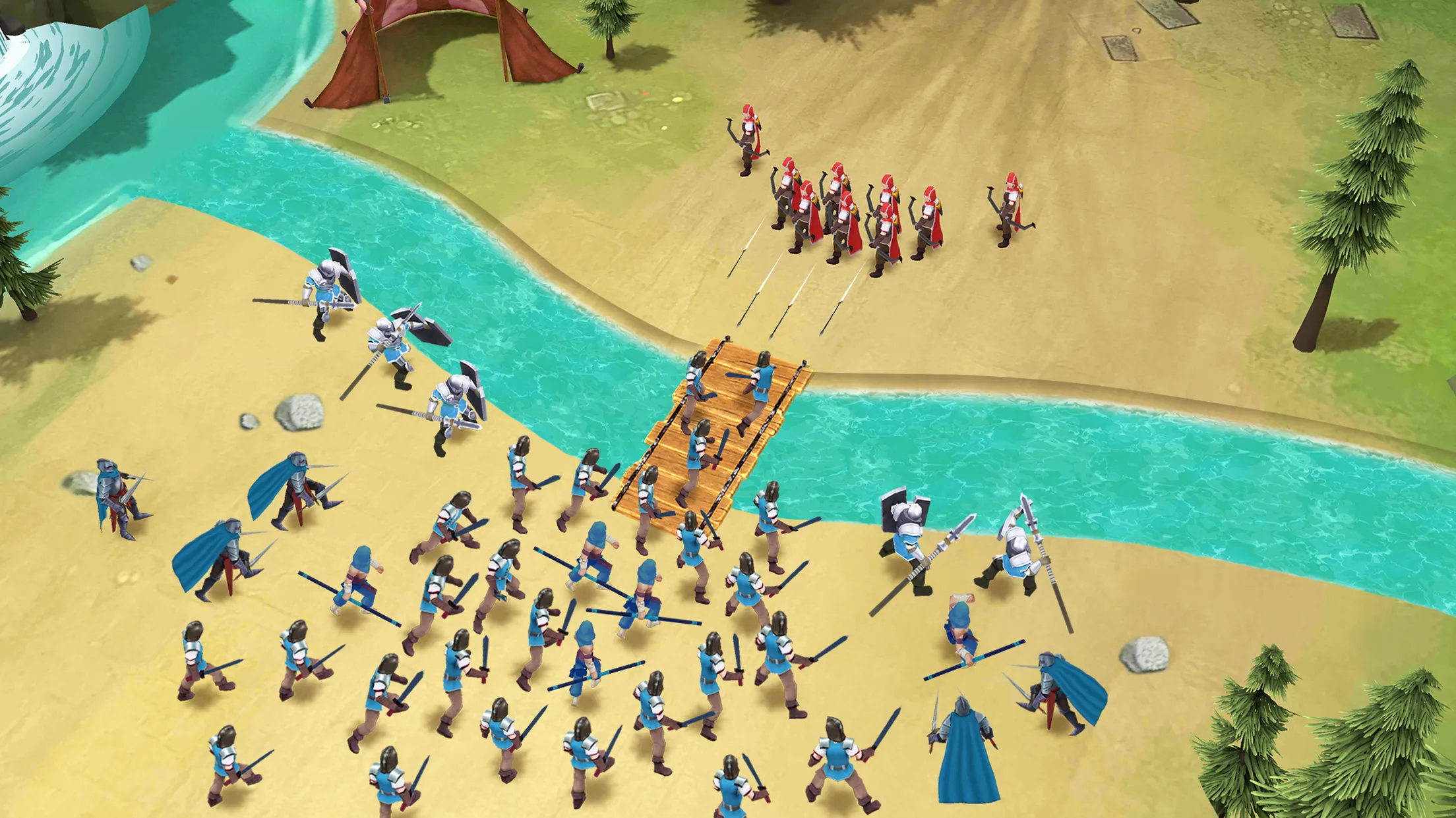 Kingdom Clash v3.1.4 APK Мод (Меню, Один удар, Режим бога, Скорость боя) Screenshot 1