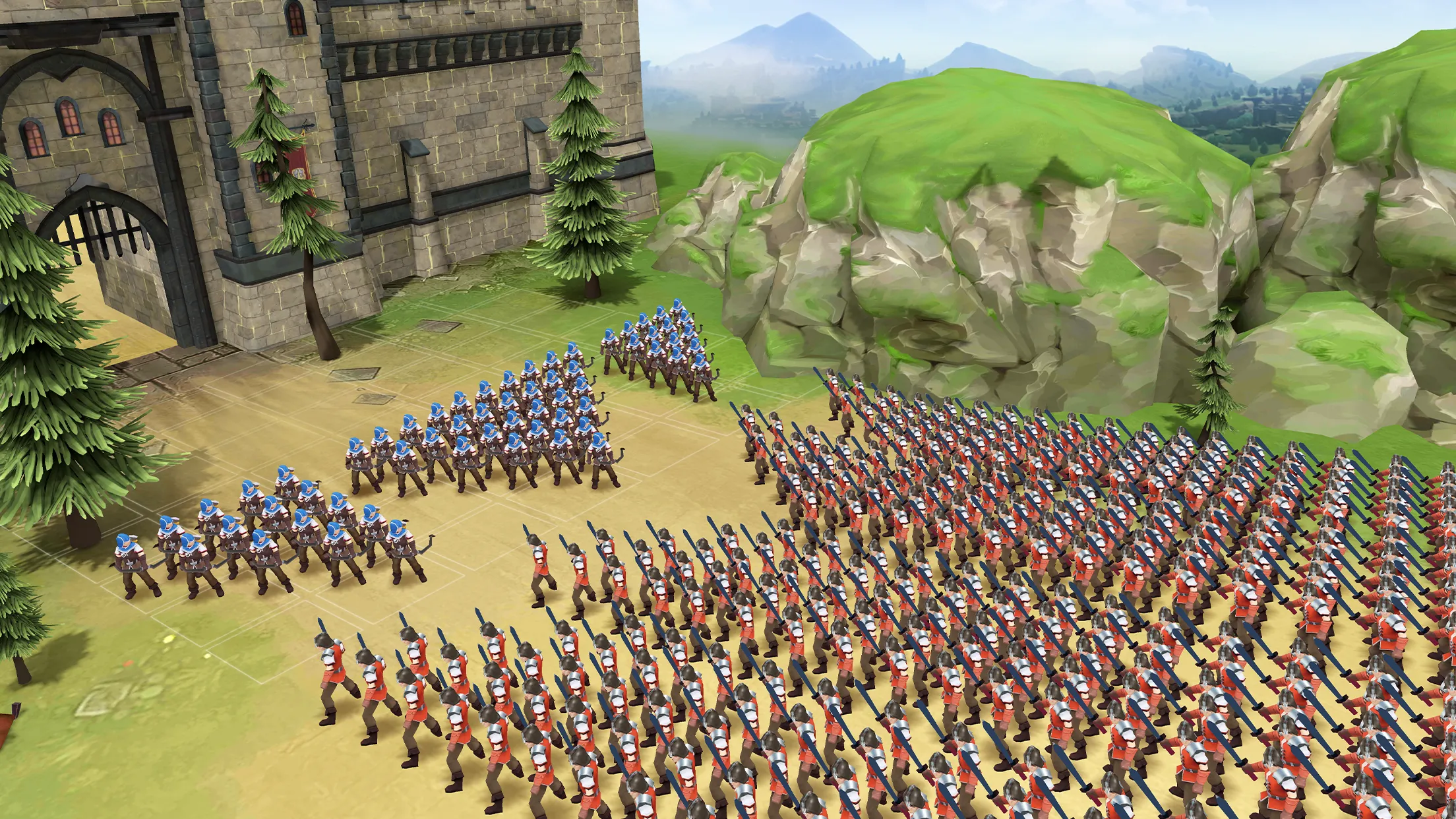 Kingdom Clash v3.1.4 APK Мод (Меню, Один удар, Режим бога, Скорость боя) Screenshot 4