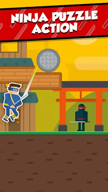 Mr Ninja – Slicey Puzzles [мод: всё открыто] Screenshot 1