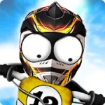 Скачать Stickman Downhill Motocross Мод (Всё открыто) на Андроид